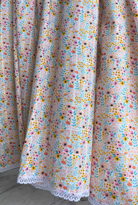 yellow-flower-print-cotton-curtains-for-home