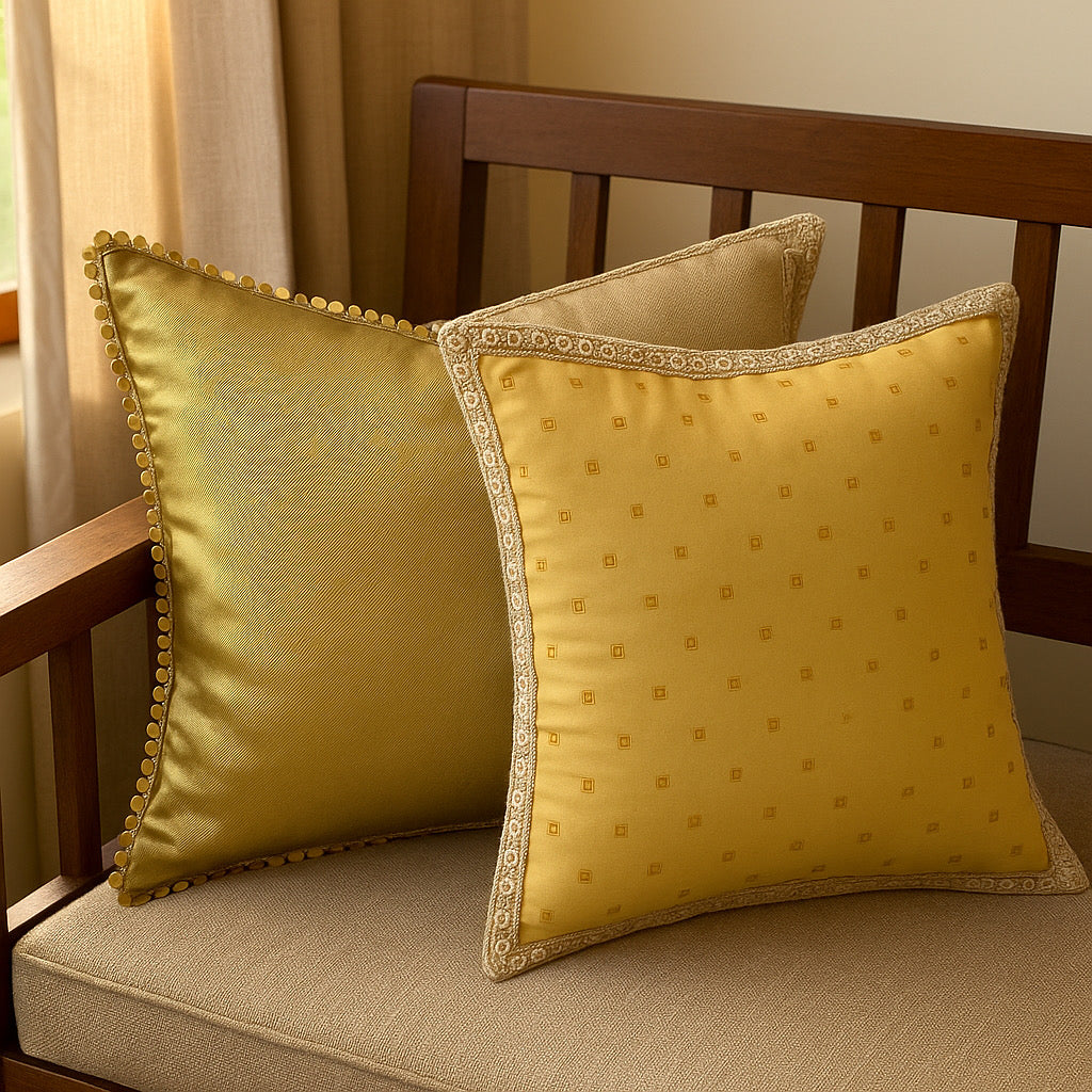 Goldilocks Silk Cushion Cover