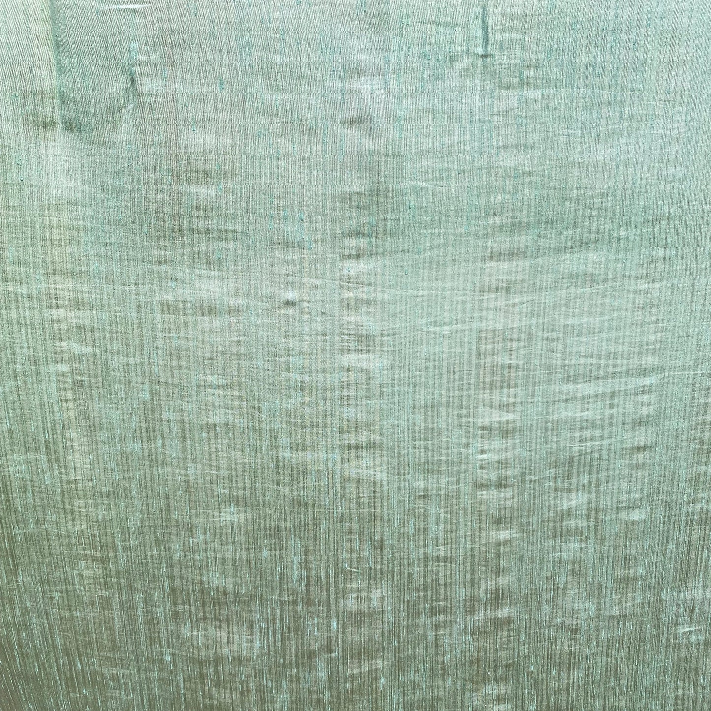 Tusser Silk Dual Hued Green Fabric