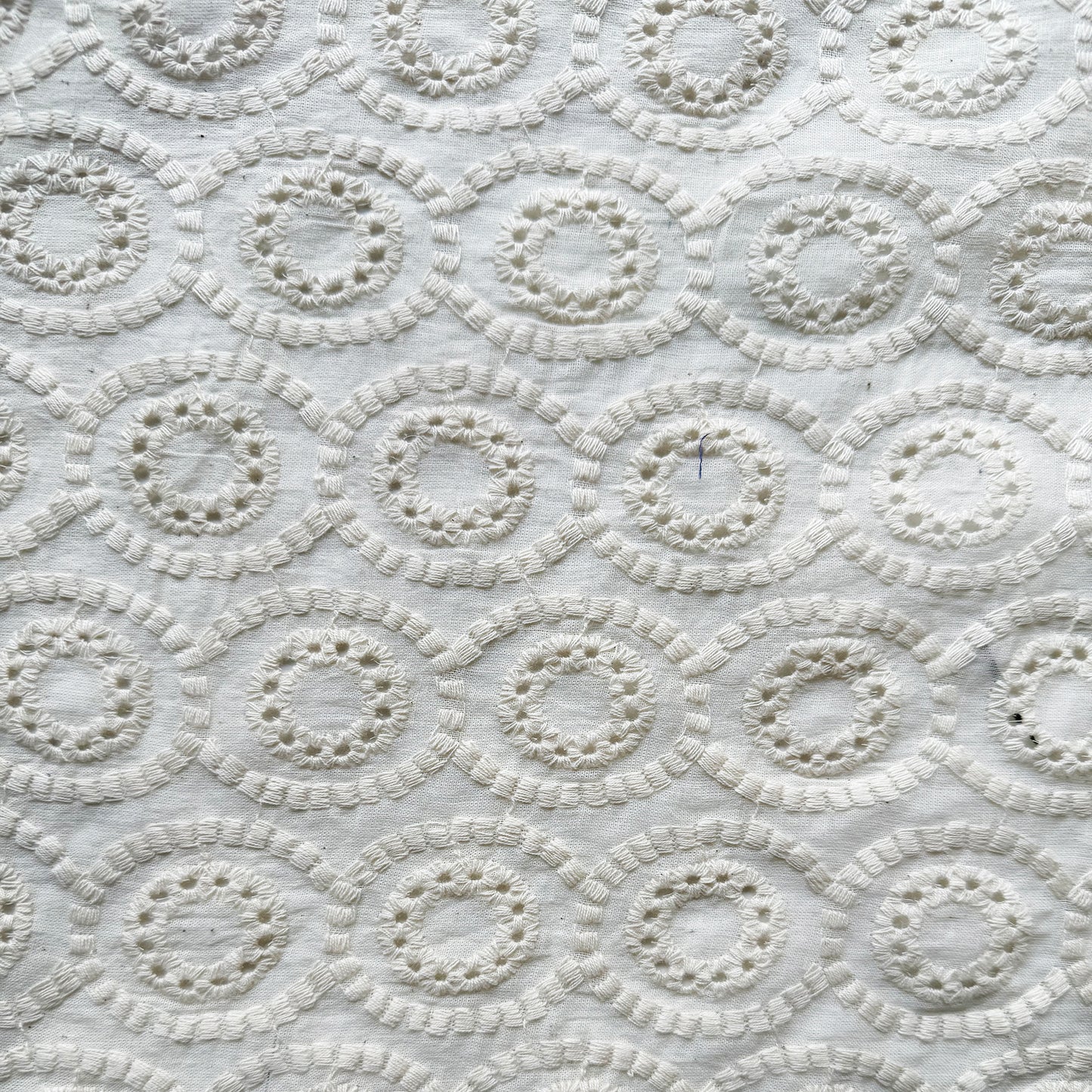 dyeable cutwork hakoba fabric