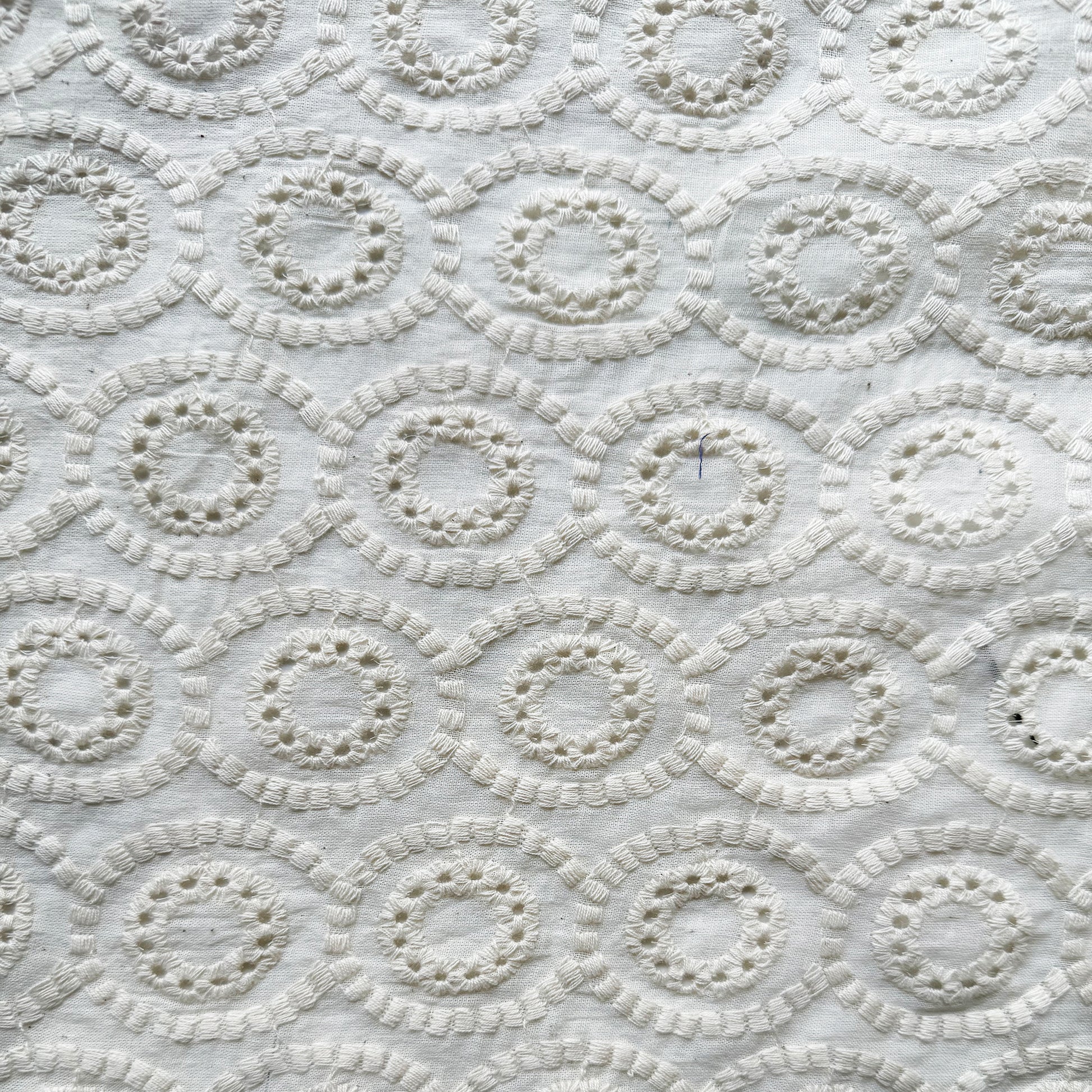 dyeable cutwork hakoba fabric