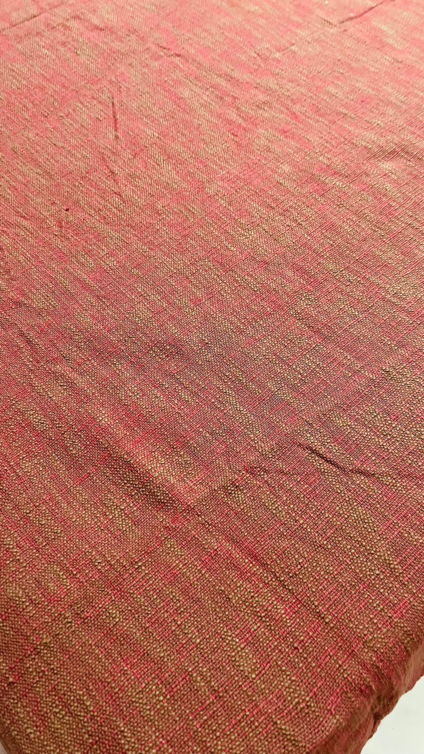 Day Break Handloom Double Bed Cover With Contrast Tassels