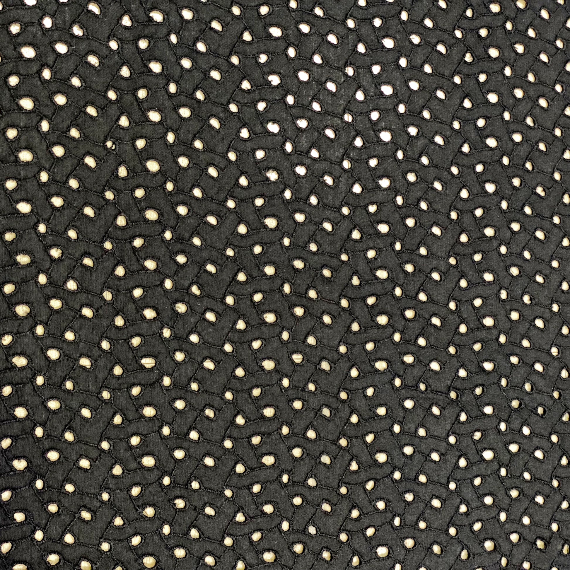 black-schiffli-hakoba-fabric