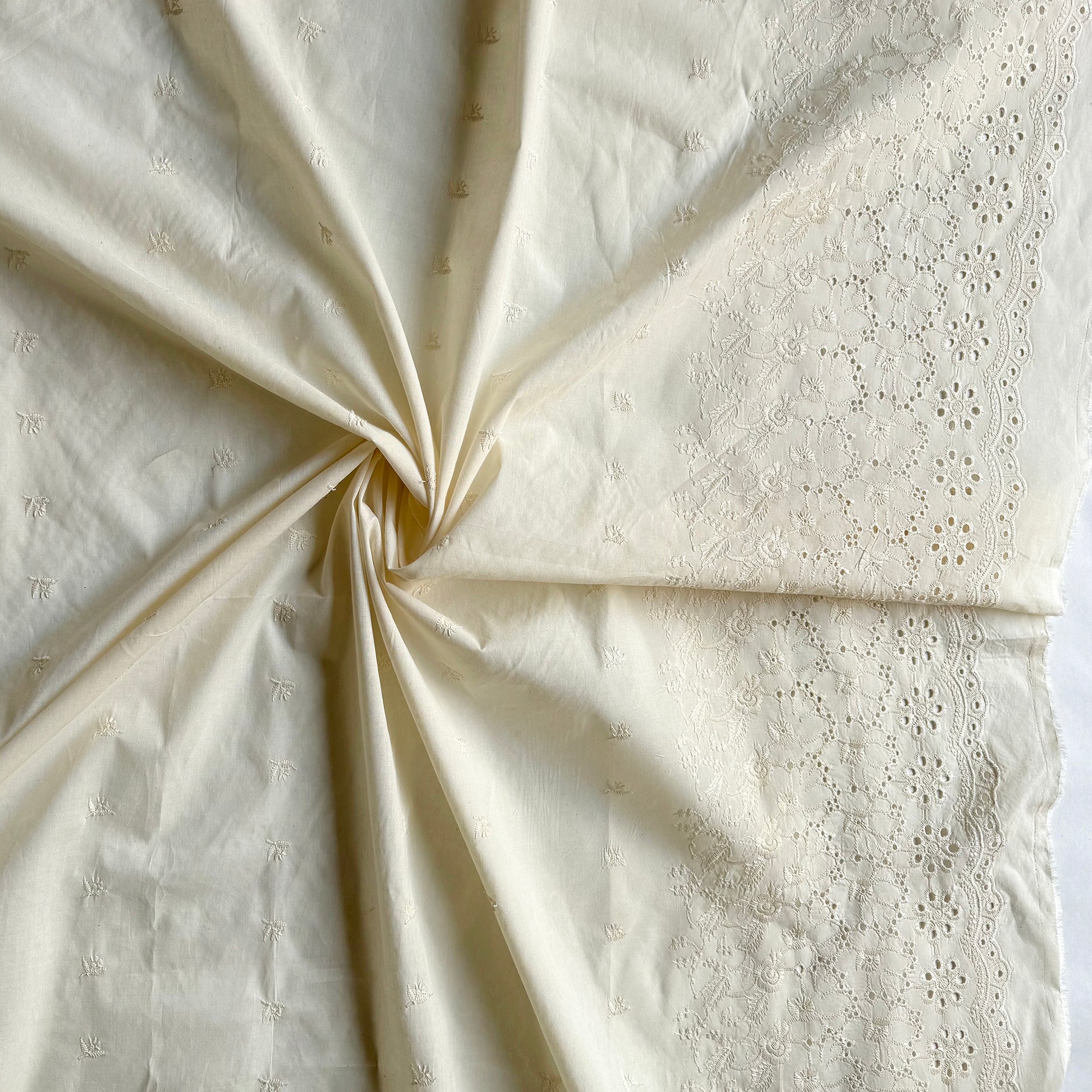 white dyeable cotton hakoba fabric online