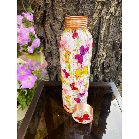 butterfly-print-cute-copper-bottle-india