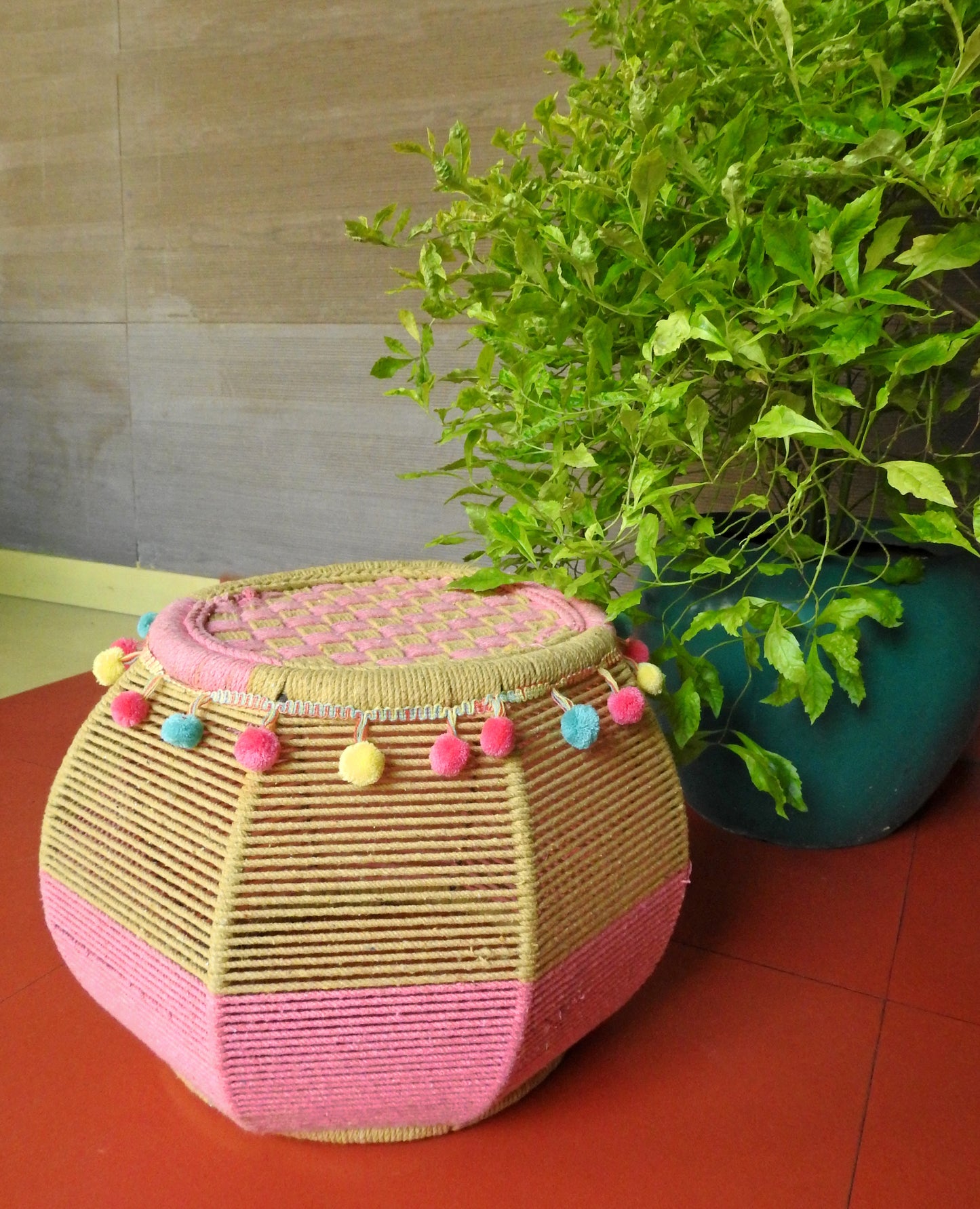 Pink Salt Pretty Poms Mudda Seat (Twin Set)
