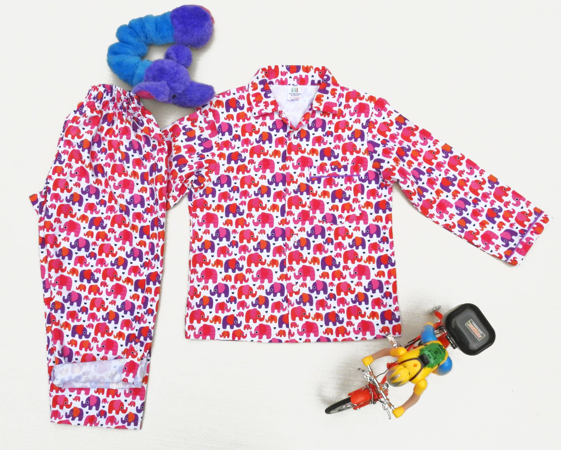 colourful-elephant-print-boys-night-suit-online