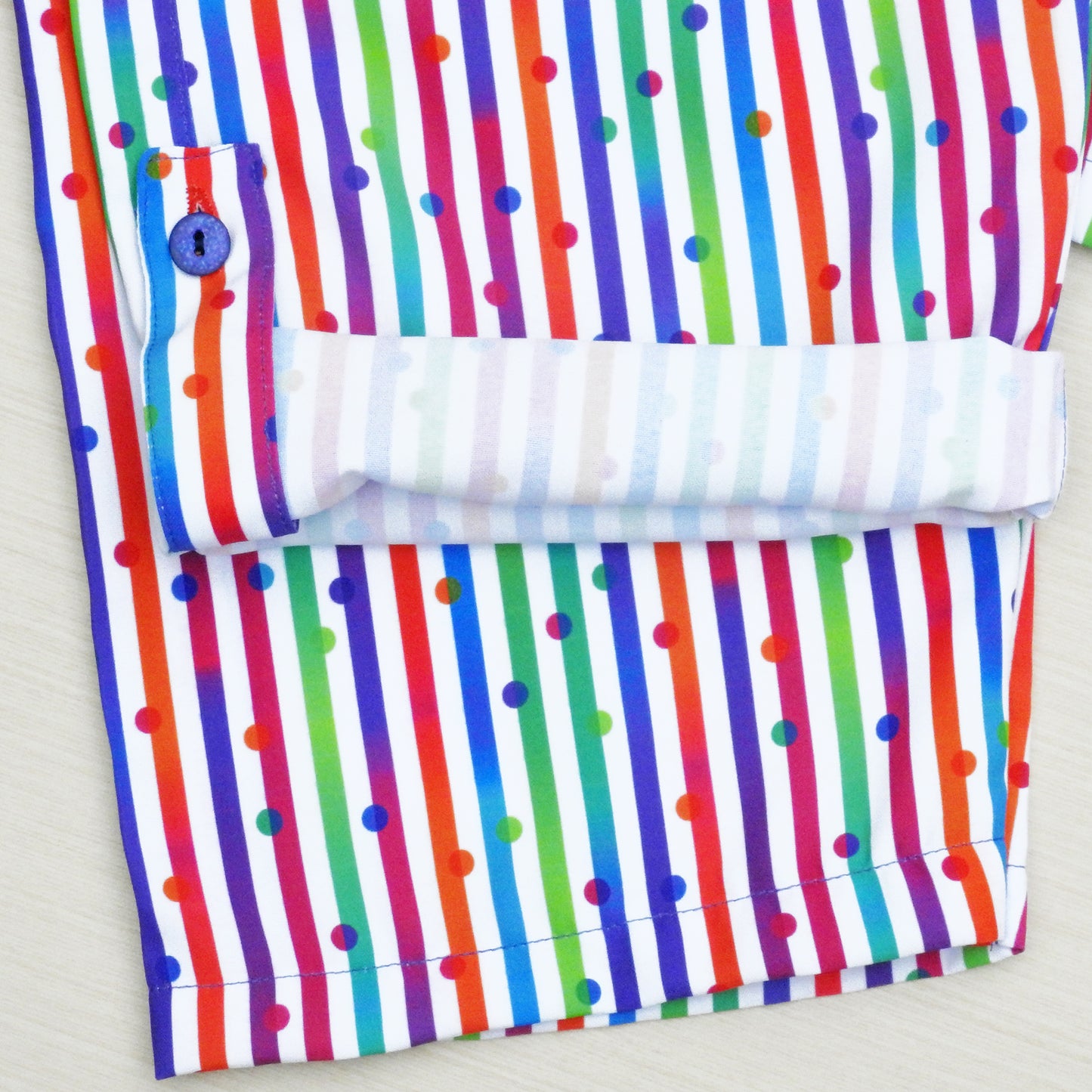 Dotty Stripes Girls Night Suit