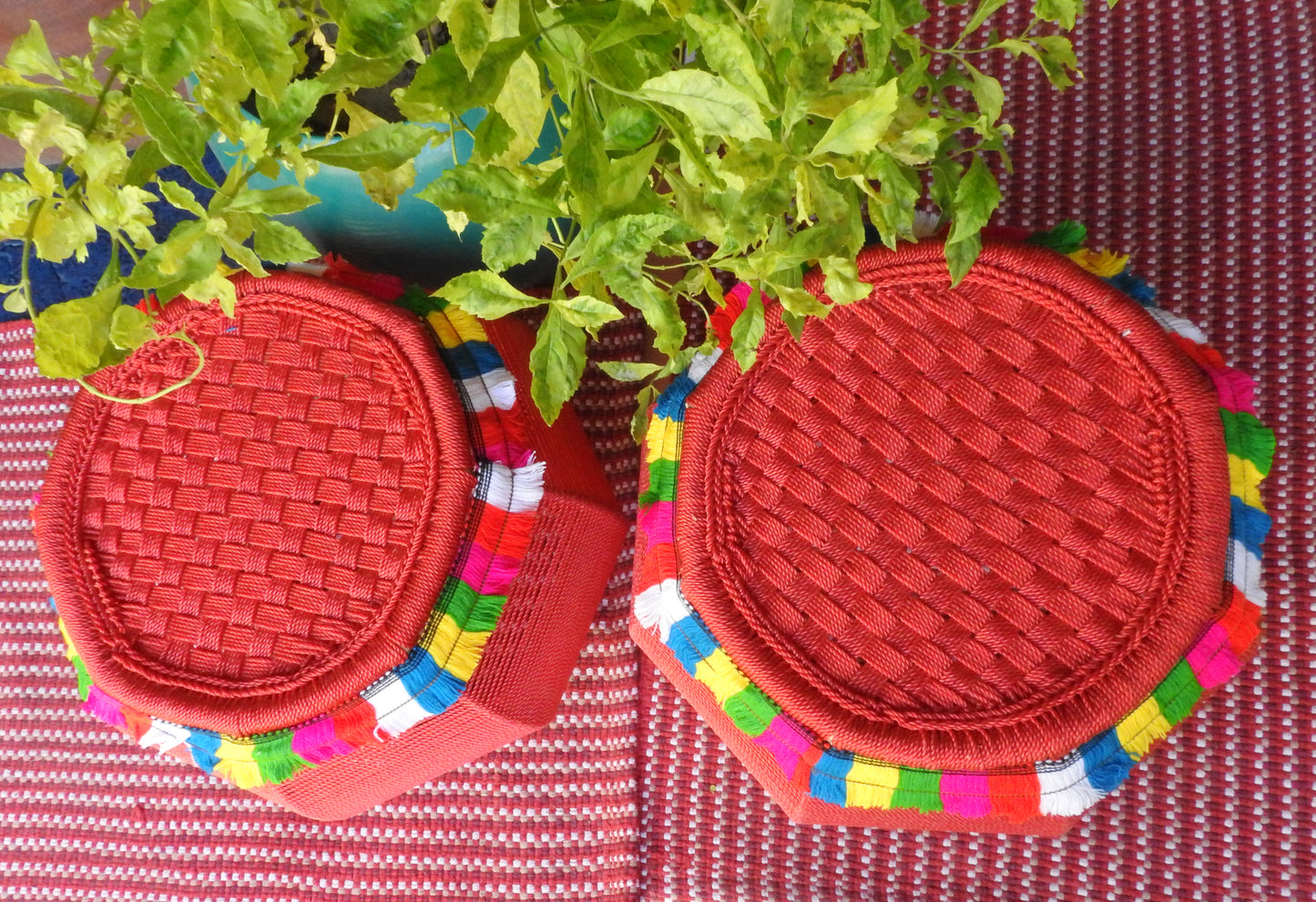red-bamboo-ottoman-online