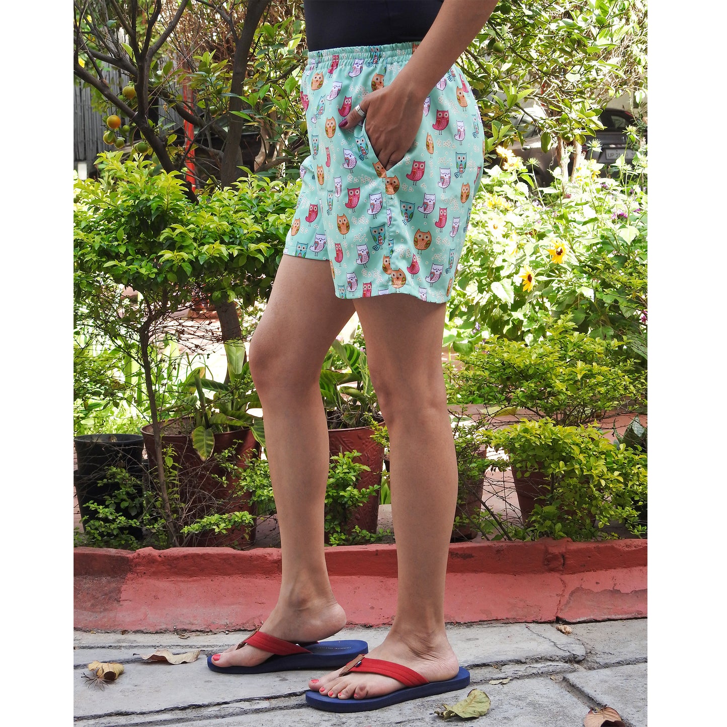 trendy-owl-womens-shorts-onine-india