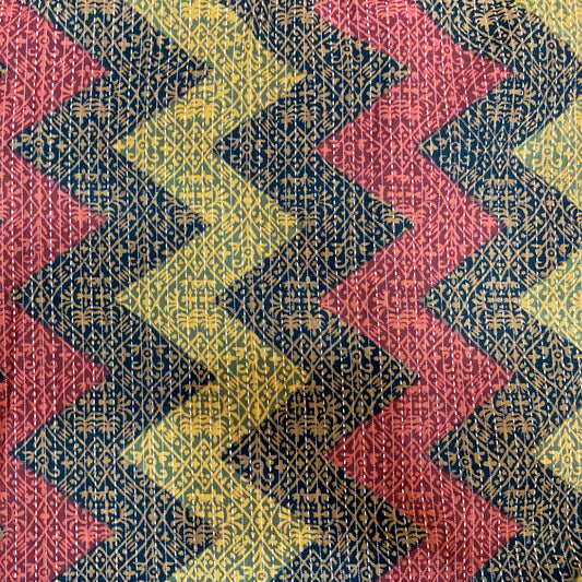 Luxurious Cotton Kantha Fabric