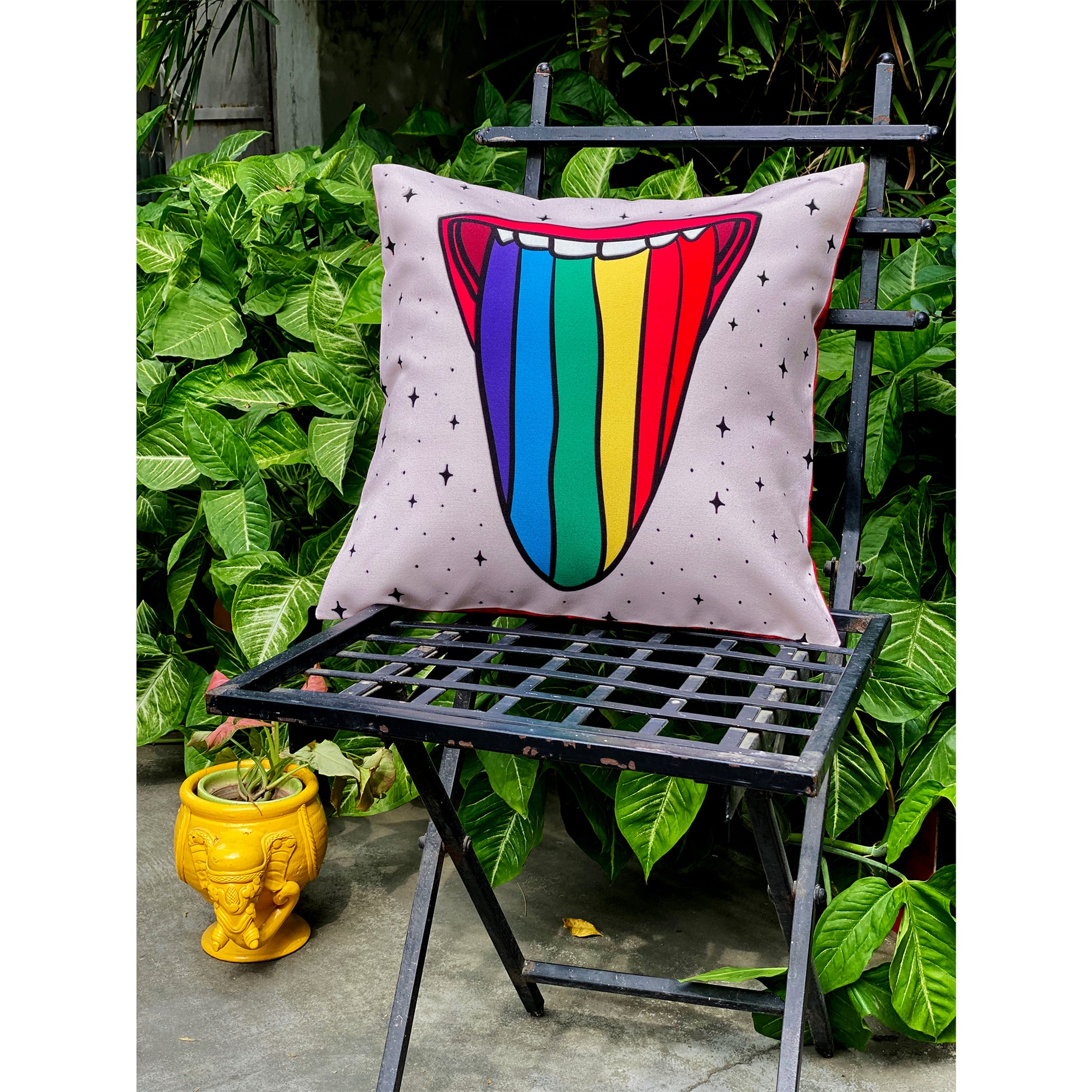 rolling-stone-tongue-print-love-is-love-cushion-cover