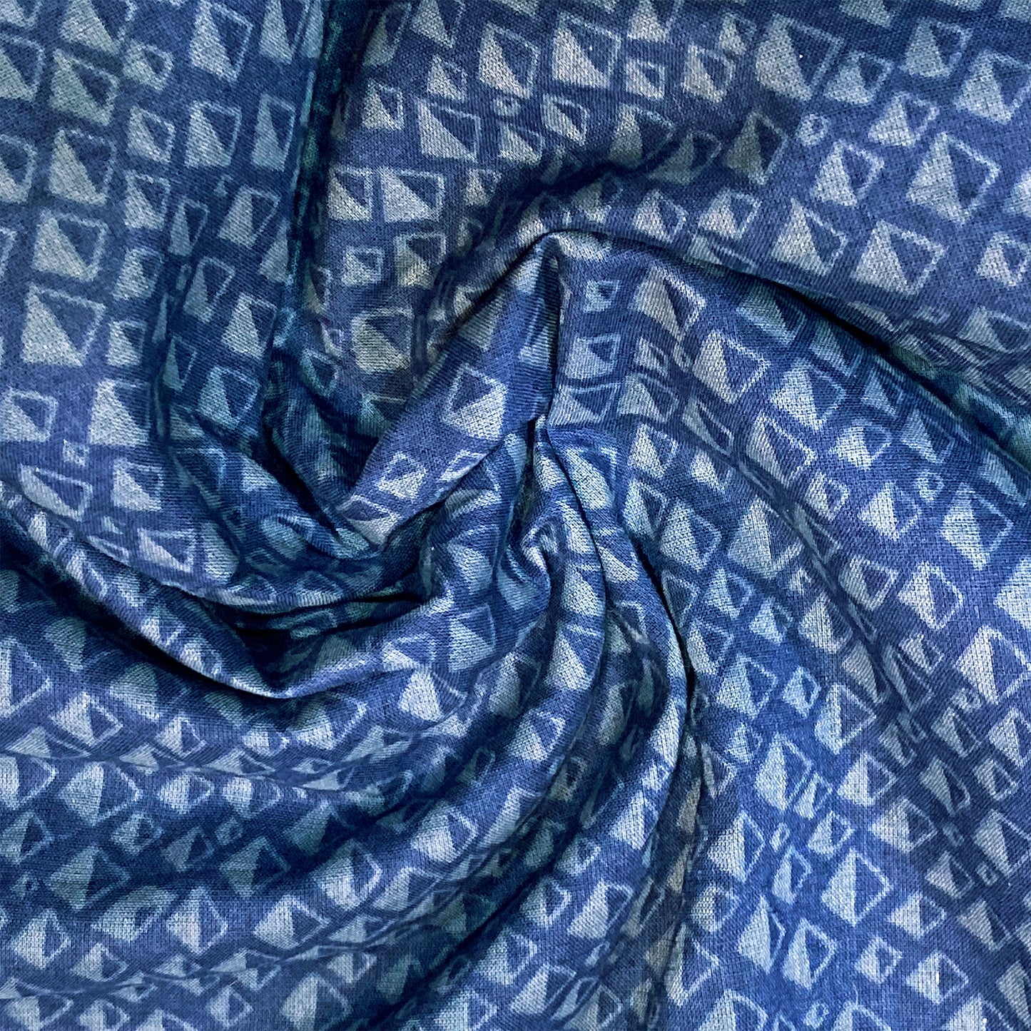 Printed Cotton Fabric With Elephant Border