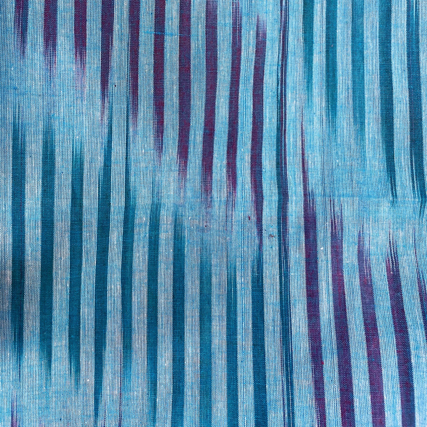 Cool Blue Ikat Fabric
