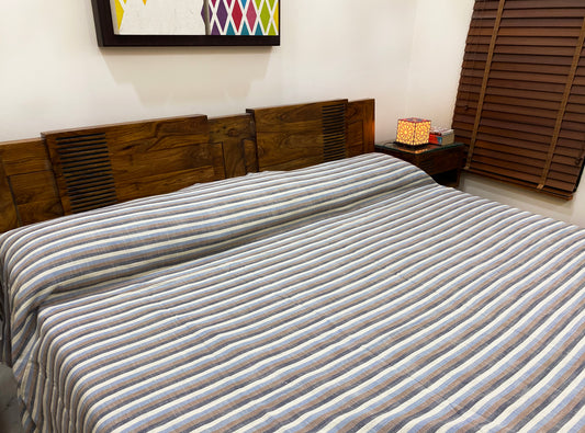 grey and brown linen bedding sets