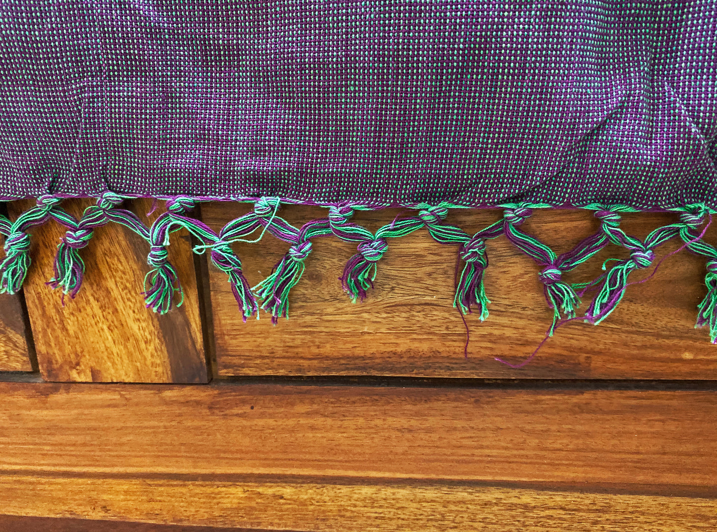 handloom cotton duvet cover online in green and blue colour