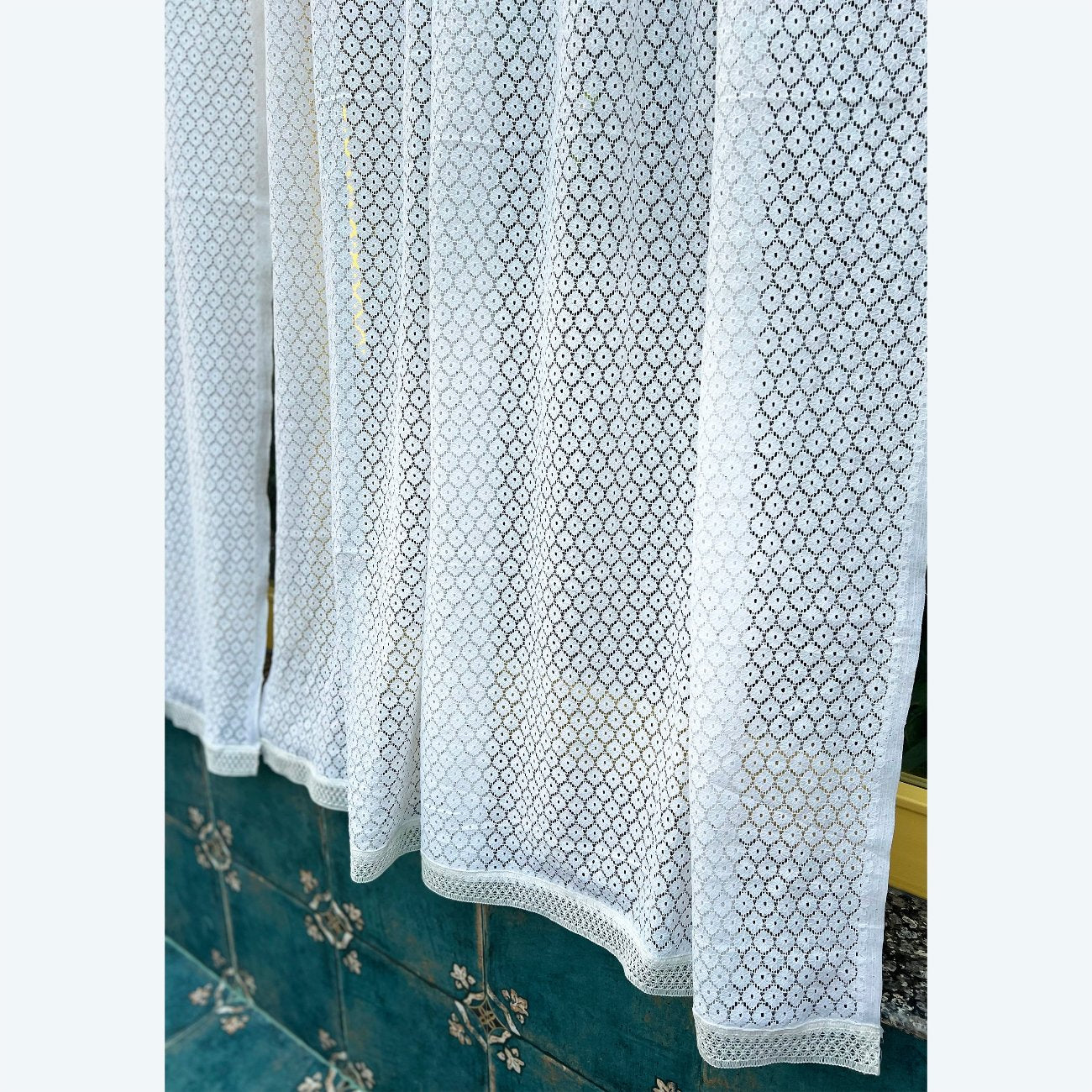 modern net curtains with lace