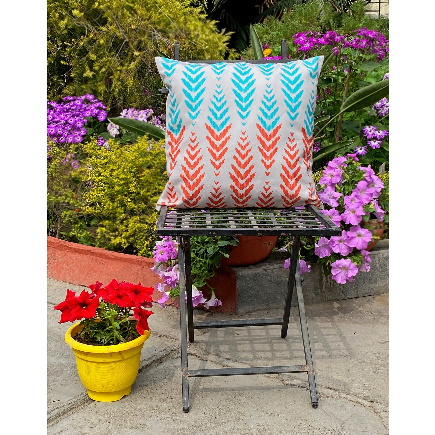 Colourful Leaves Cushion Cover