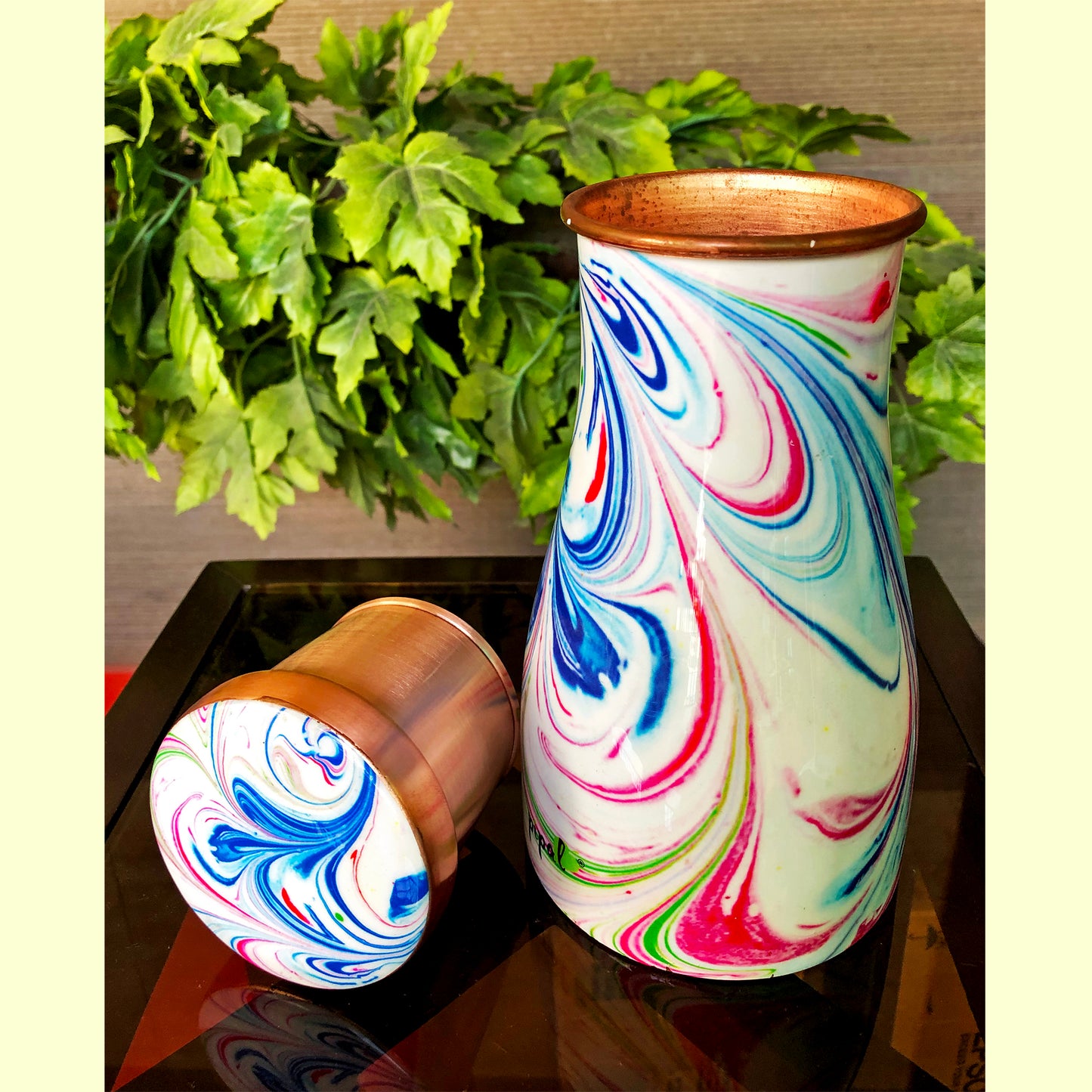 Colour Splash Pure Copper Water Jar