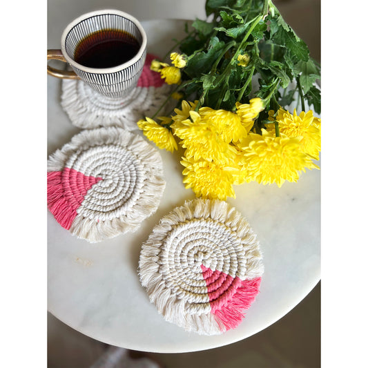 Bohemian Handmade Coasters (Set of 2)