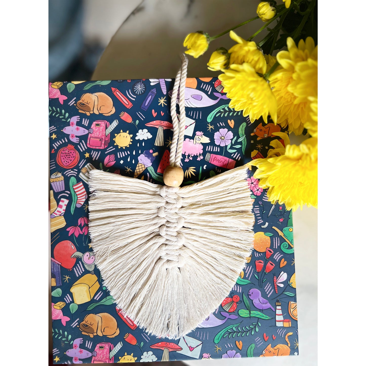 White Feather Charm