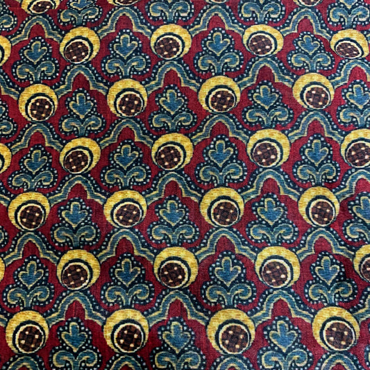 Tussar Silk Traditional Indie Print