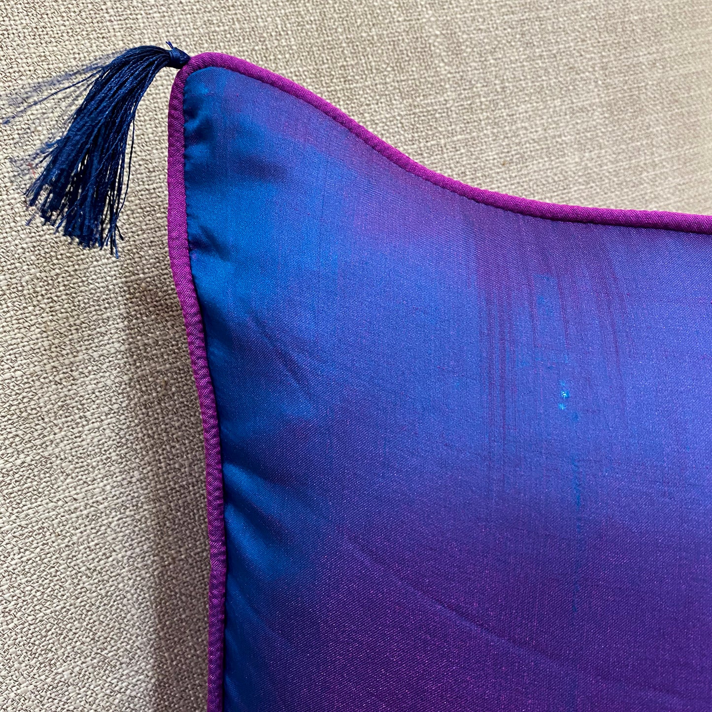 Dual Hued Luxe Cushion Cover