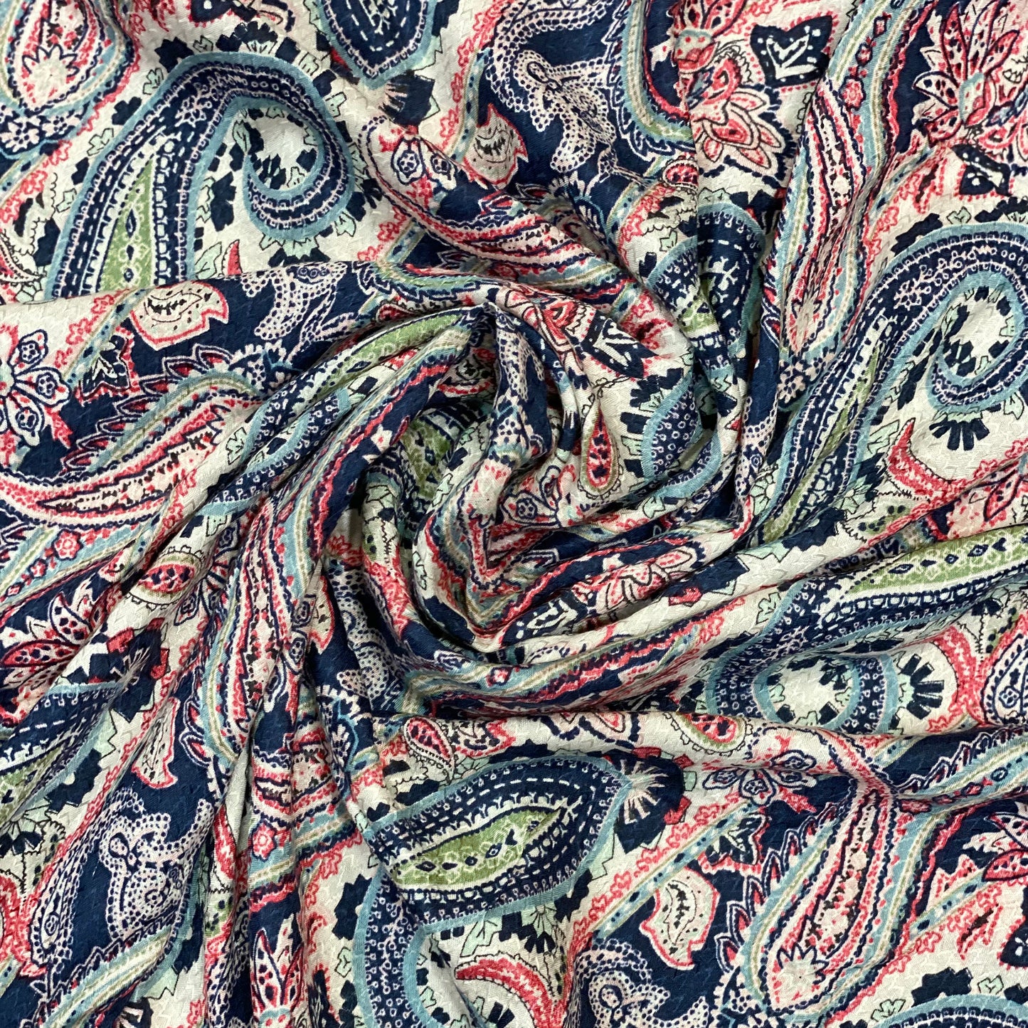 Soothing Paisley Print Rayon