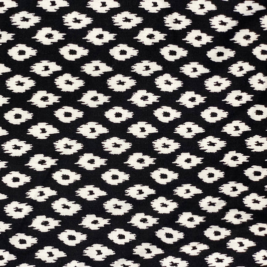 Black Rayon Soft Fabric