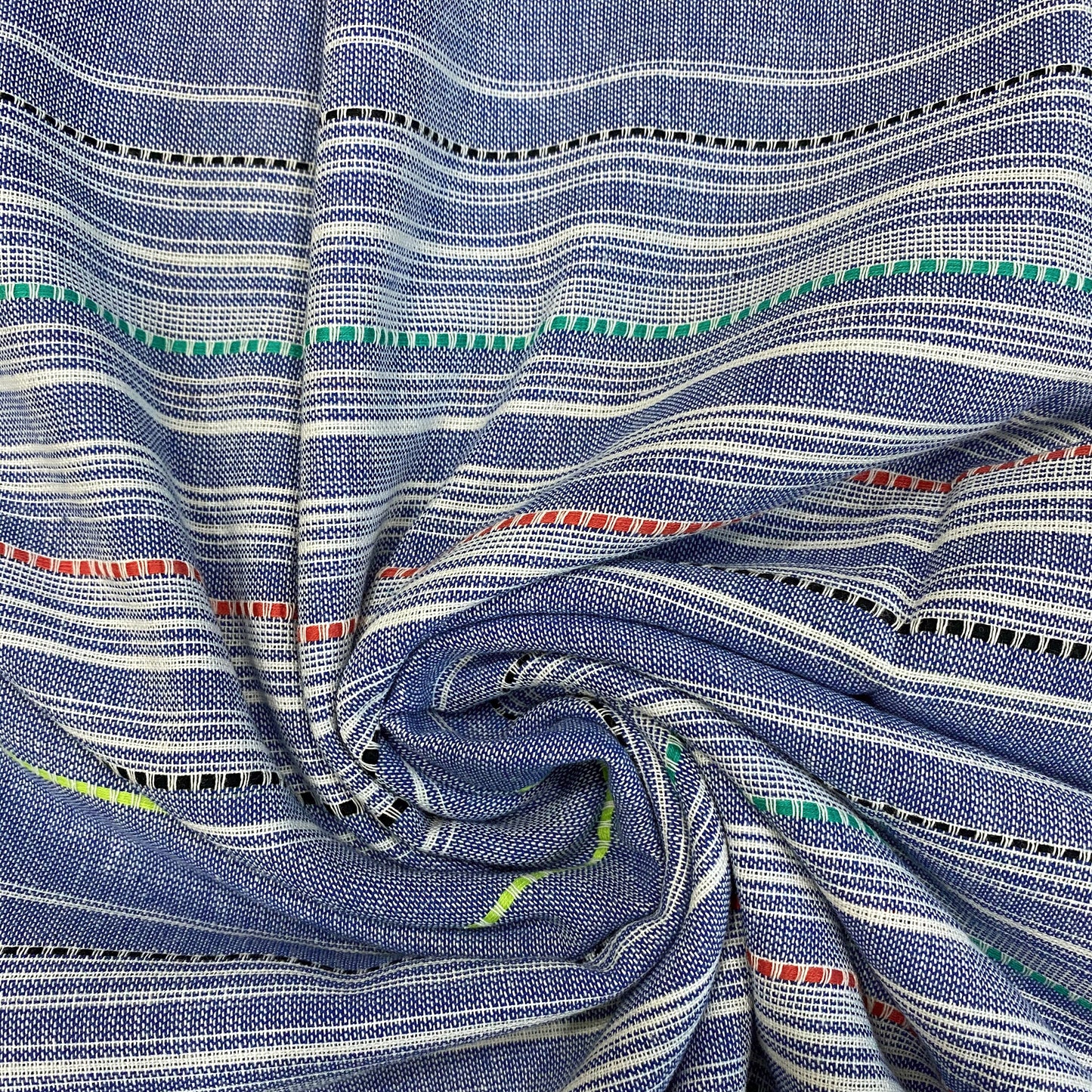 Coloured Slate Blue Cotton Fabric
