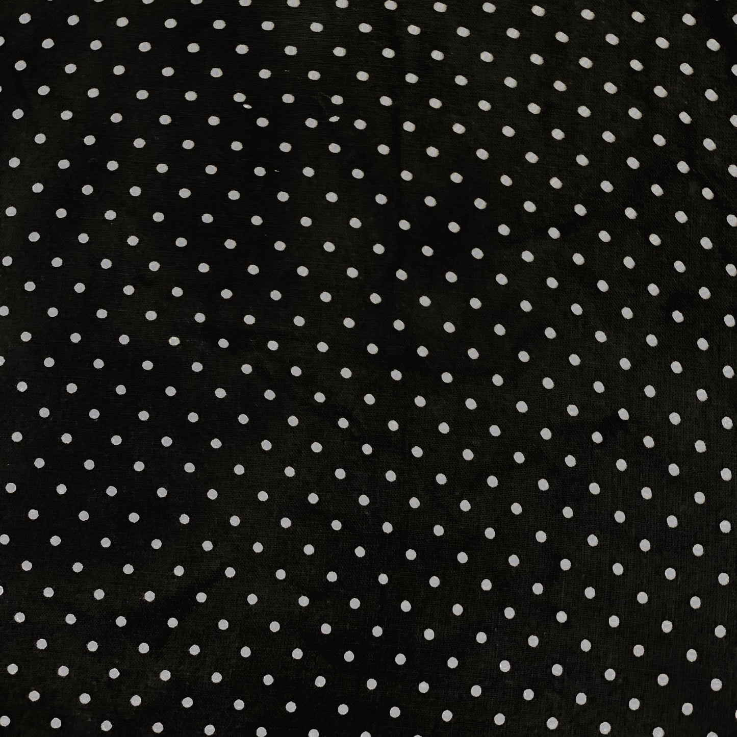 Black & Grey Polka Dot Rayon Print
