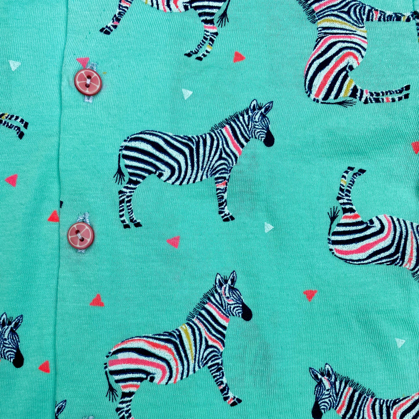 Cute Zebras Girls Night Suit
