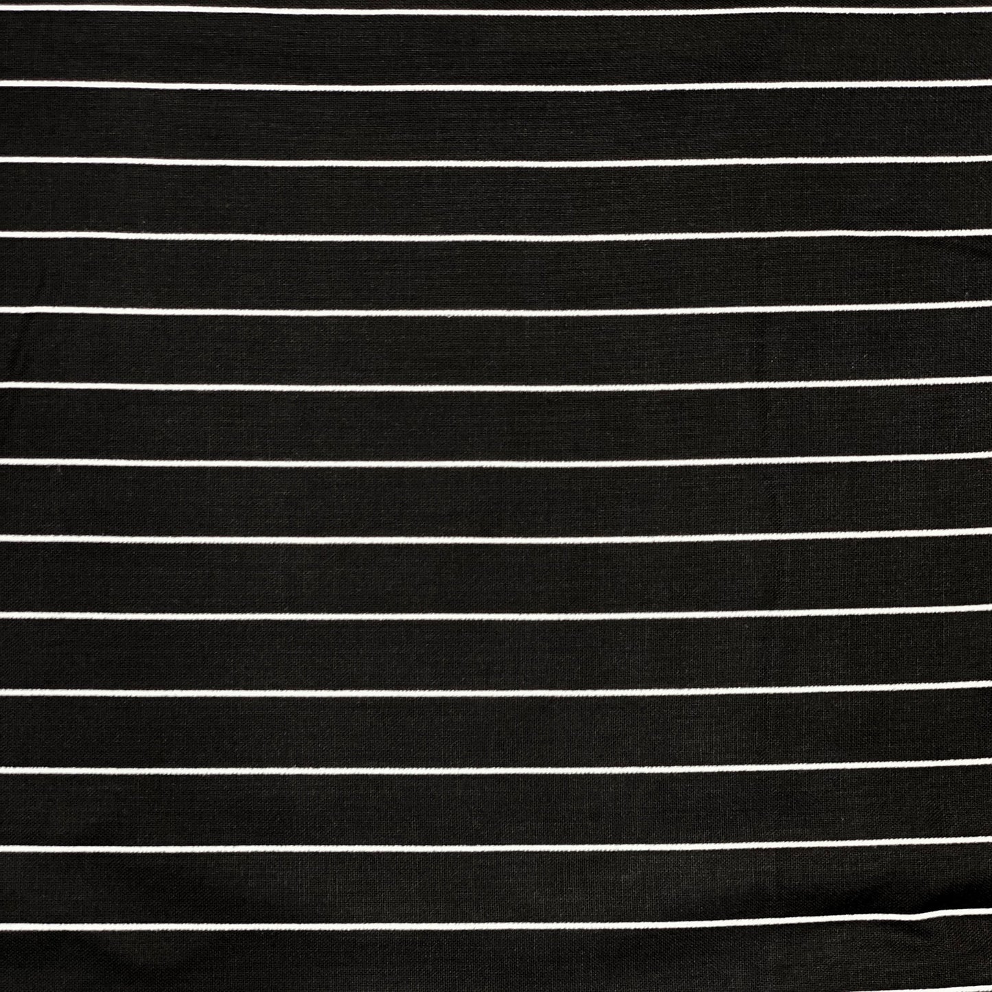 Black & White Striped Smooth Fabric