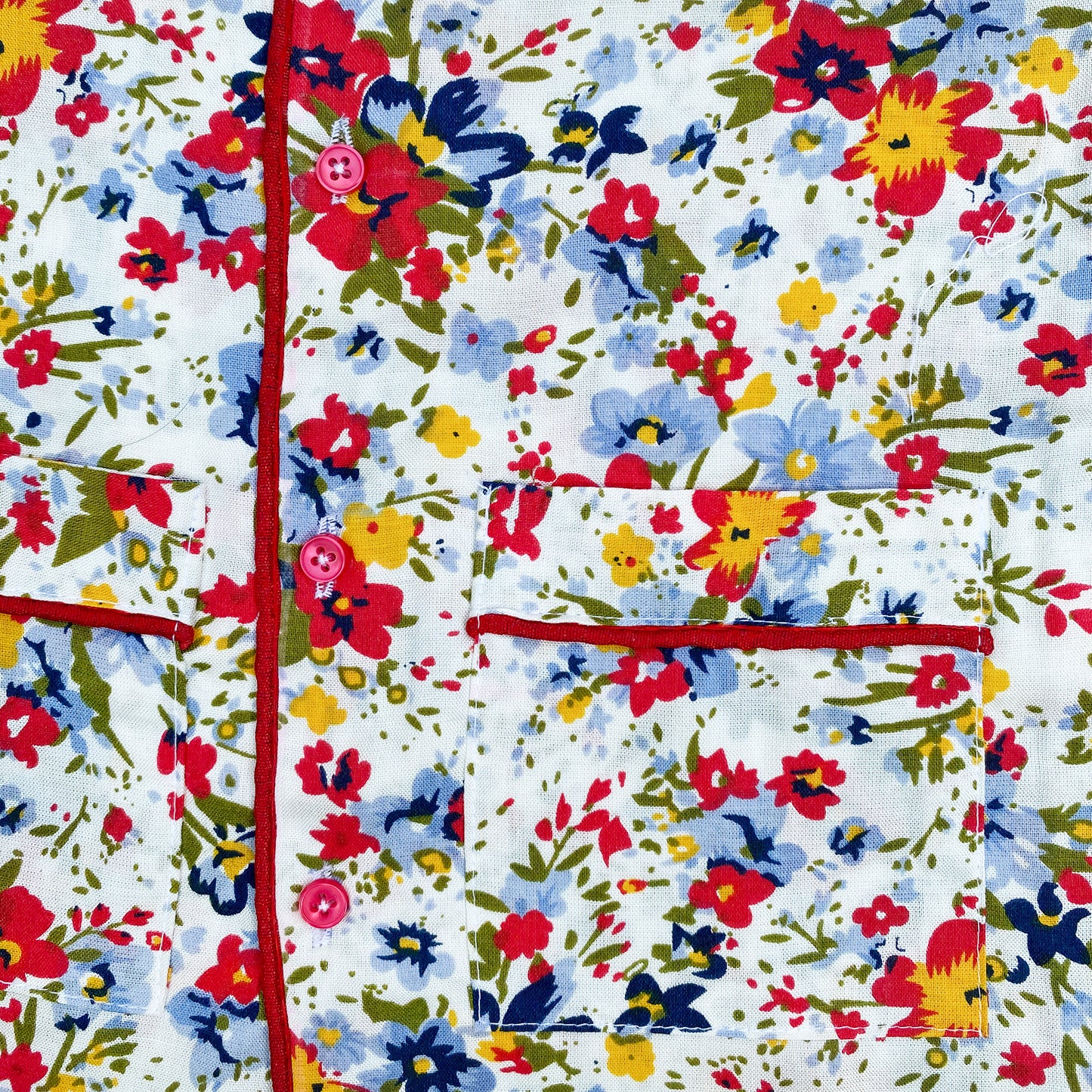 Cute Floral Girls Night Suit