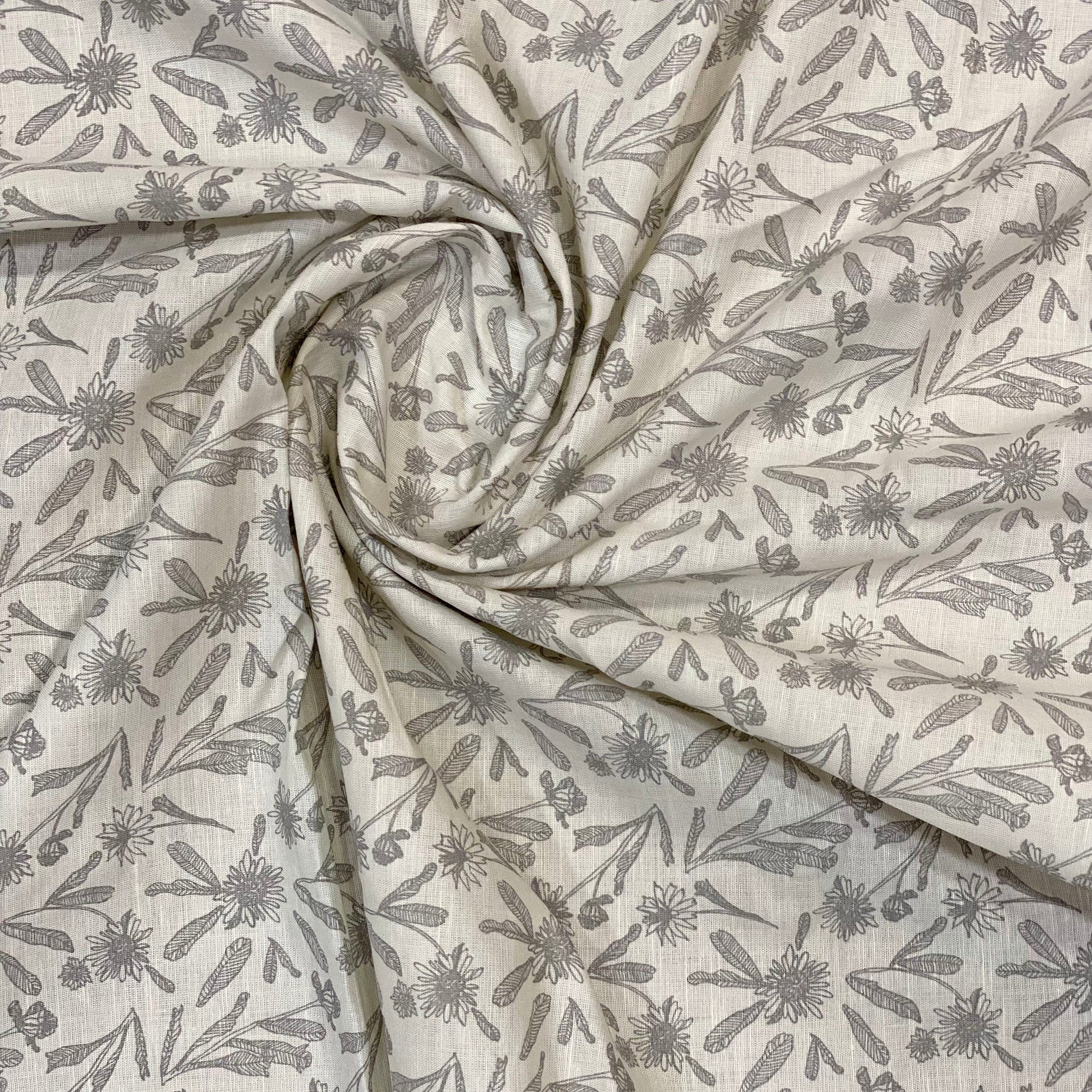 black and white cotton fabric for  kurtis