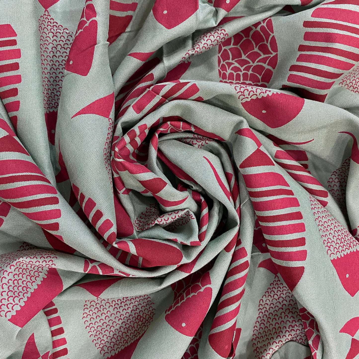 Something Fishy Soft Rayon Print