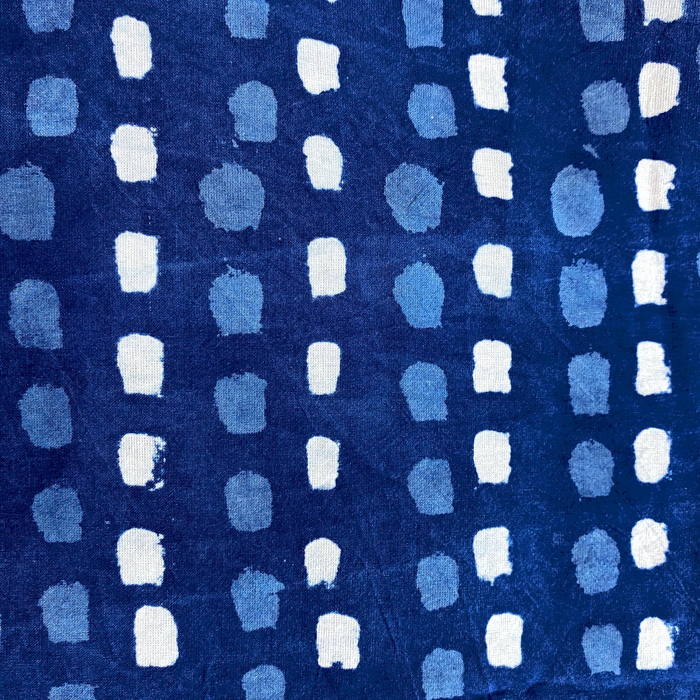 Traditional Indigo Cotton Fabric