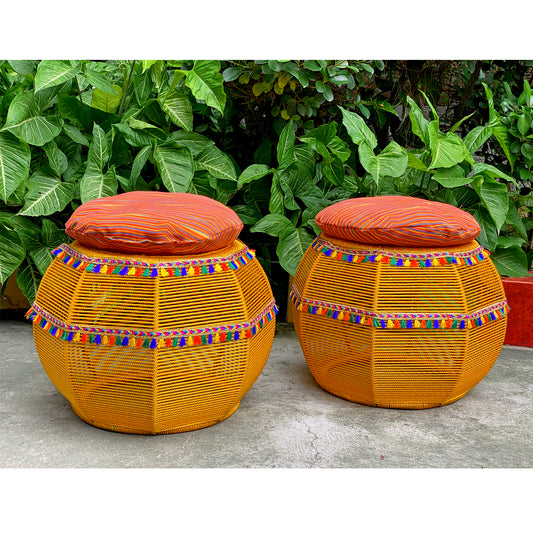 bamboo sitting stool