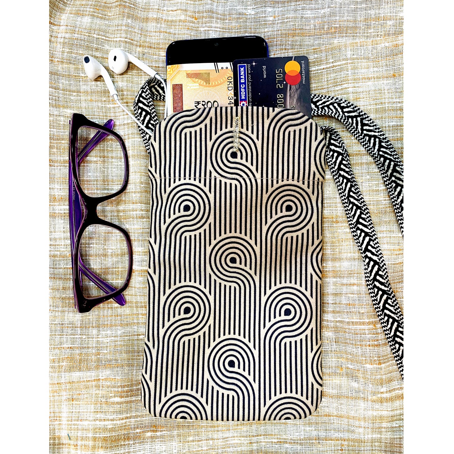 black-fabric-pouch-online-india