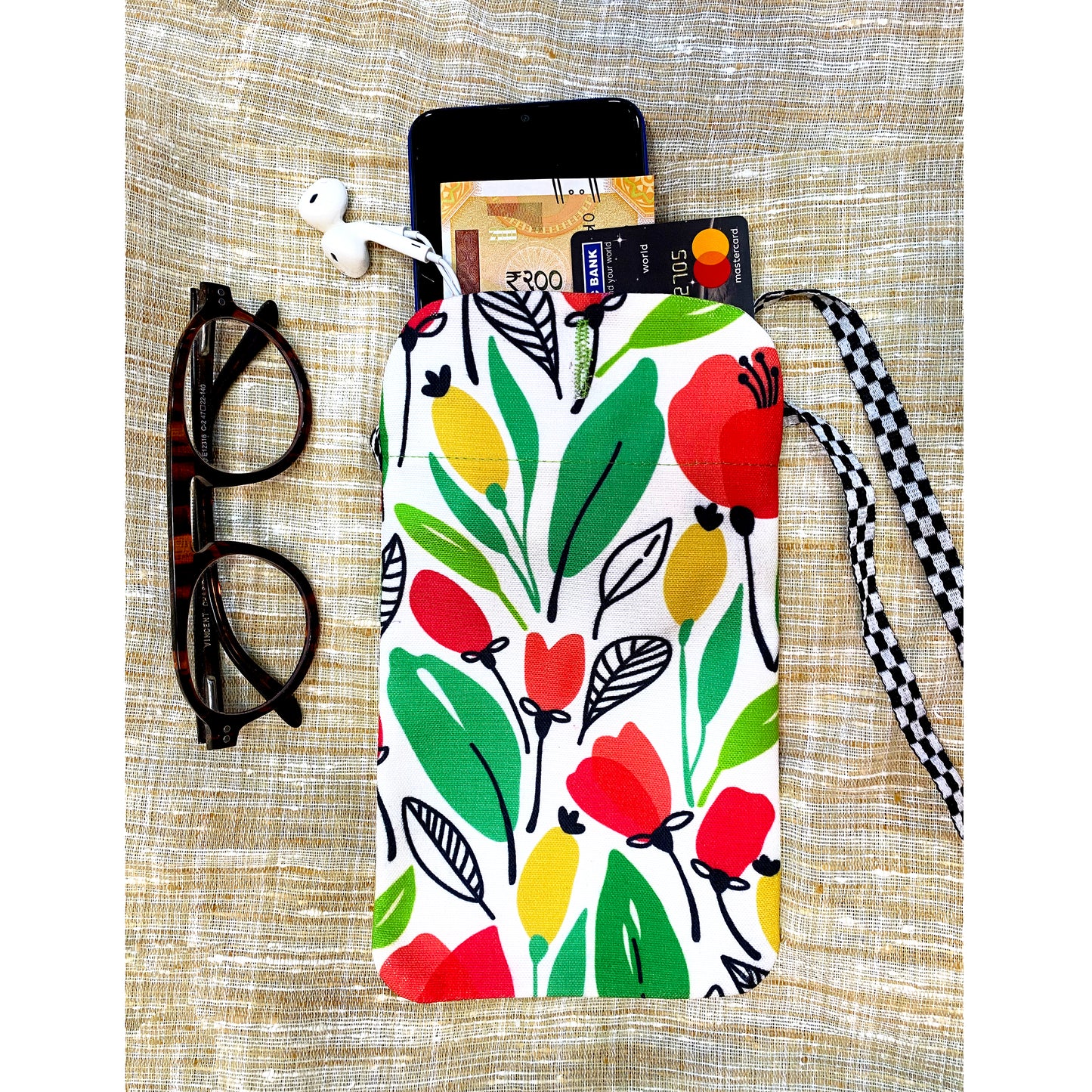 Floral Utility Pouch