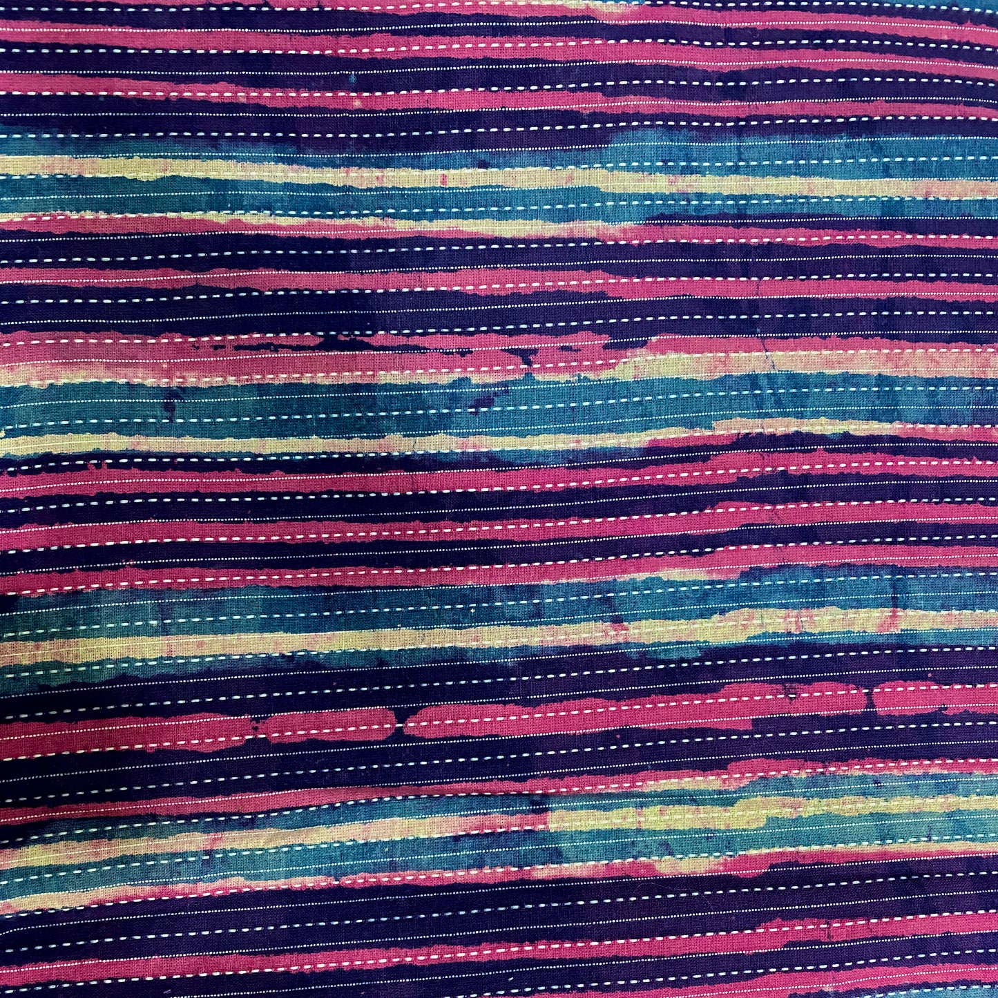 Colourful Thin Stripes Cotton Fabric