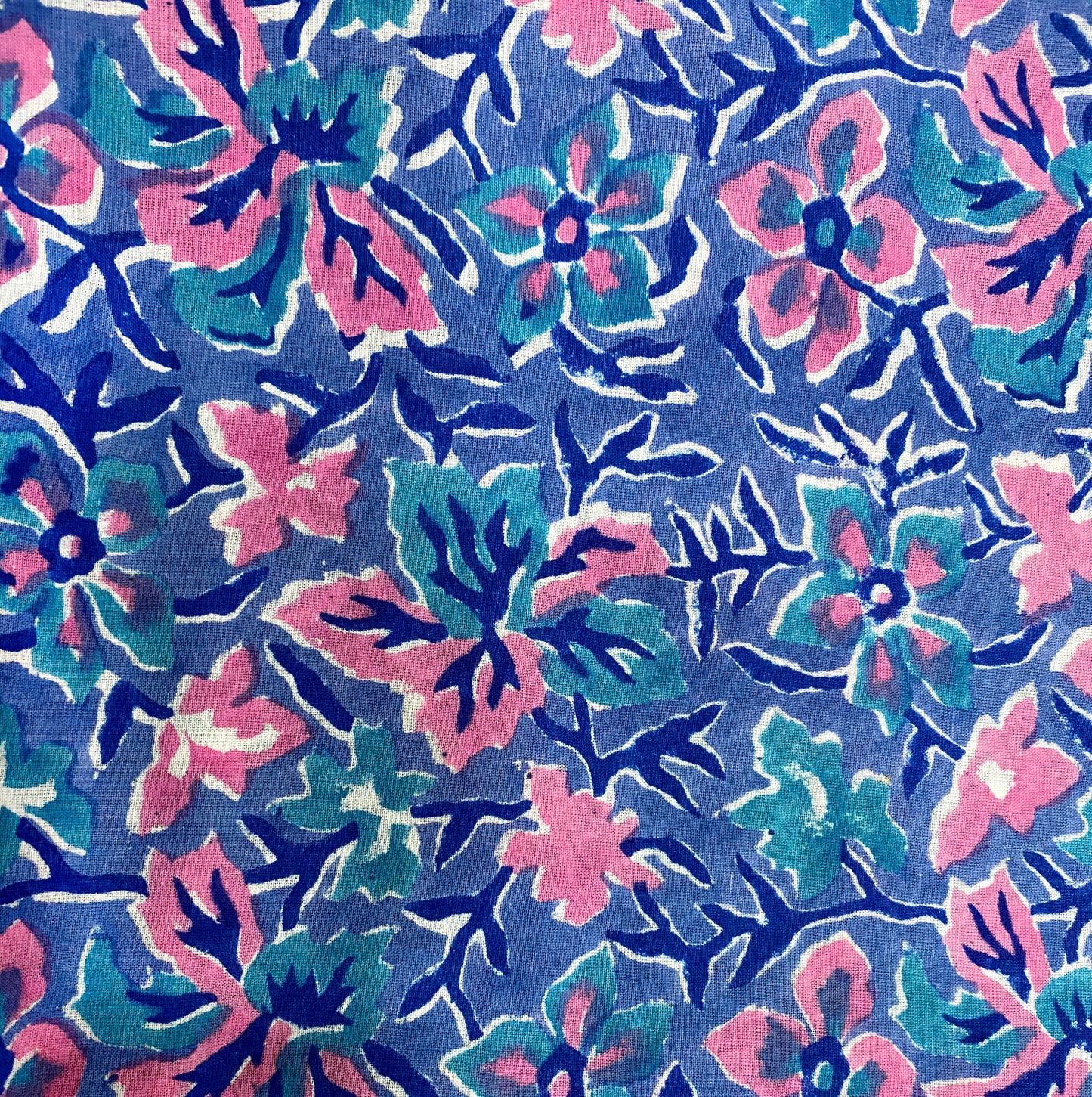 Tagai Work Floral Cotton Fabric