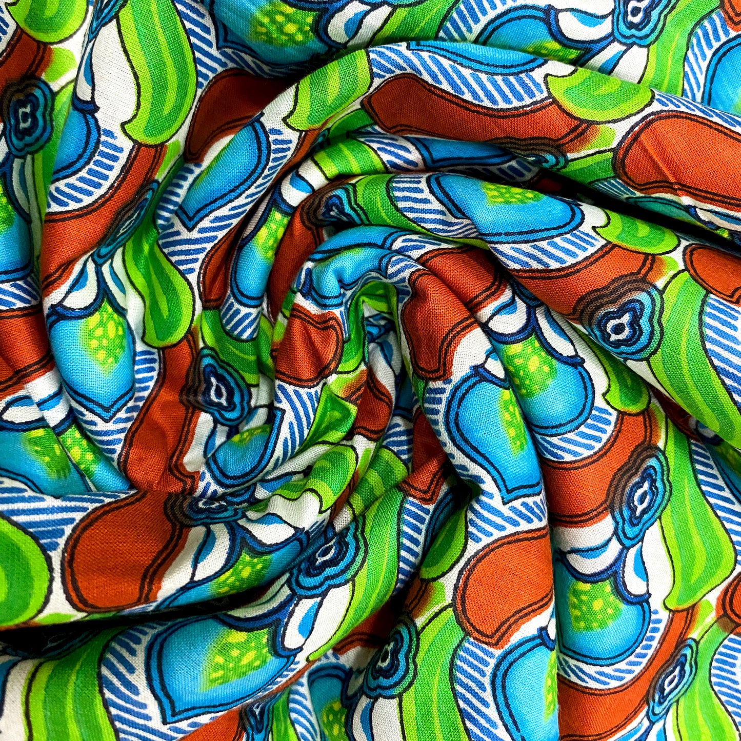 Small Summer Print Cotton Fabric