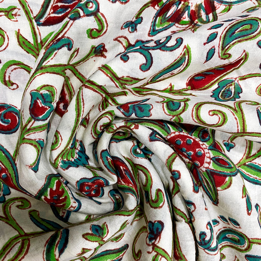 Print Kalamkari Print Cotton Fabric