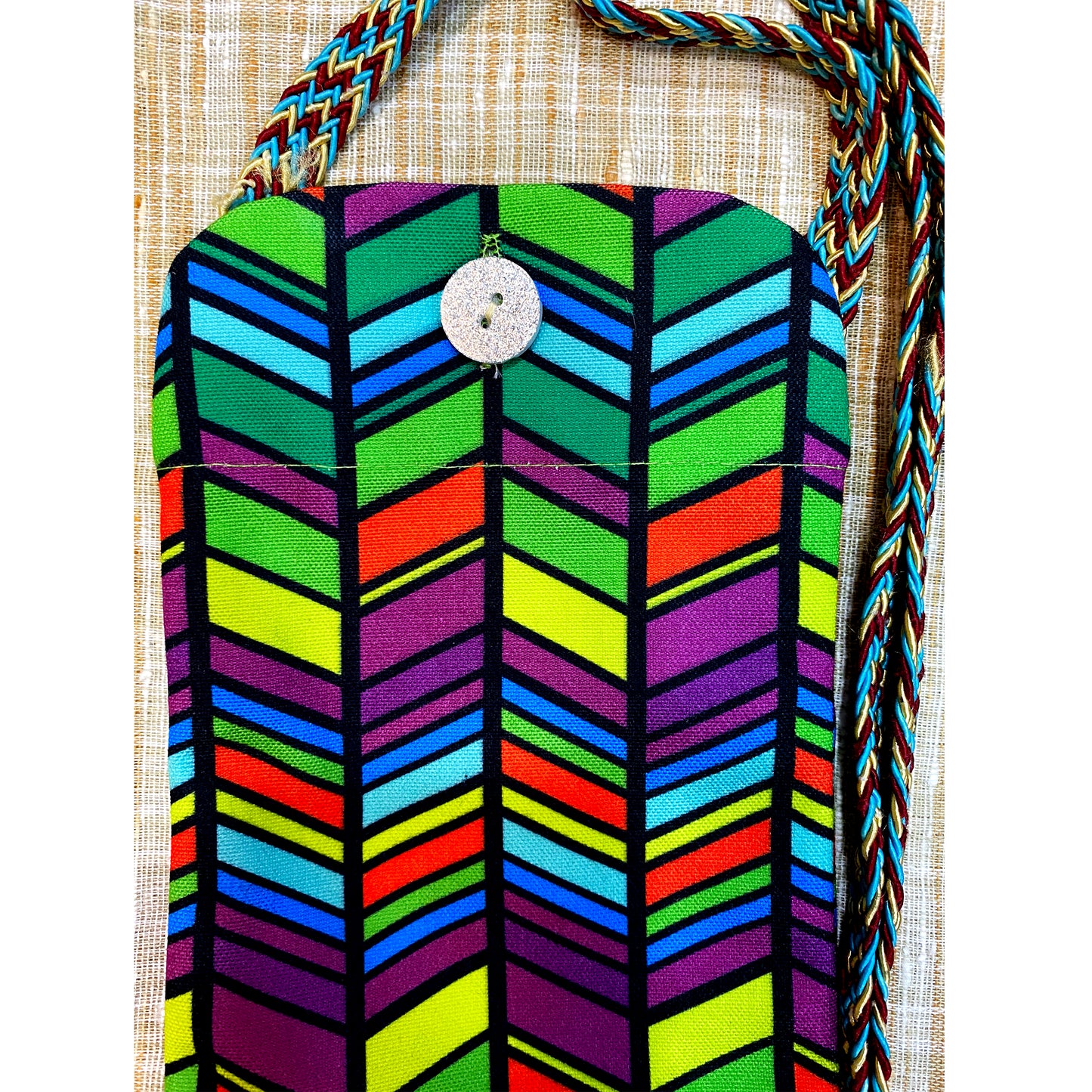 Colourful Geometric Utility Pouch