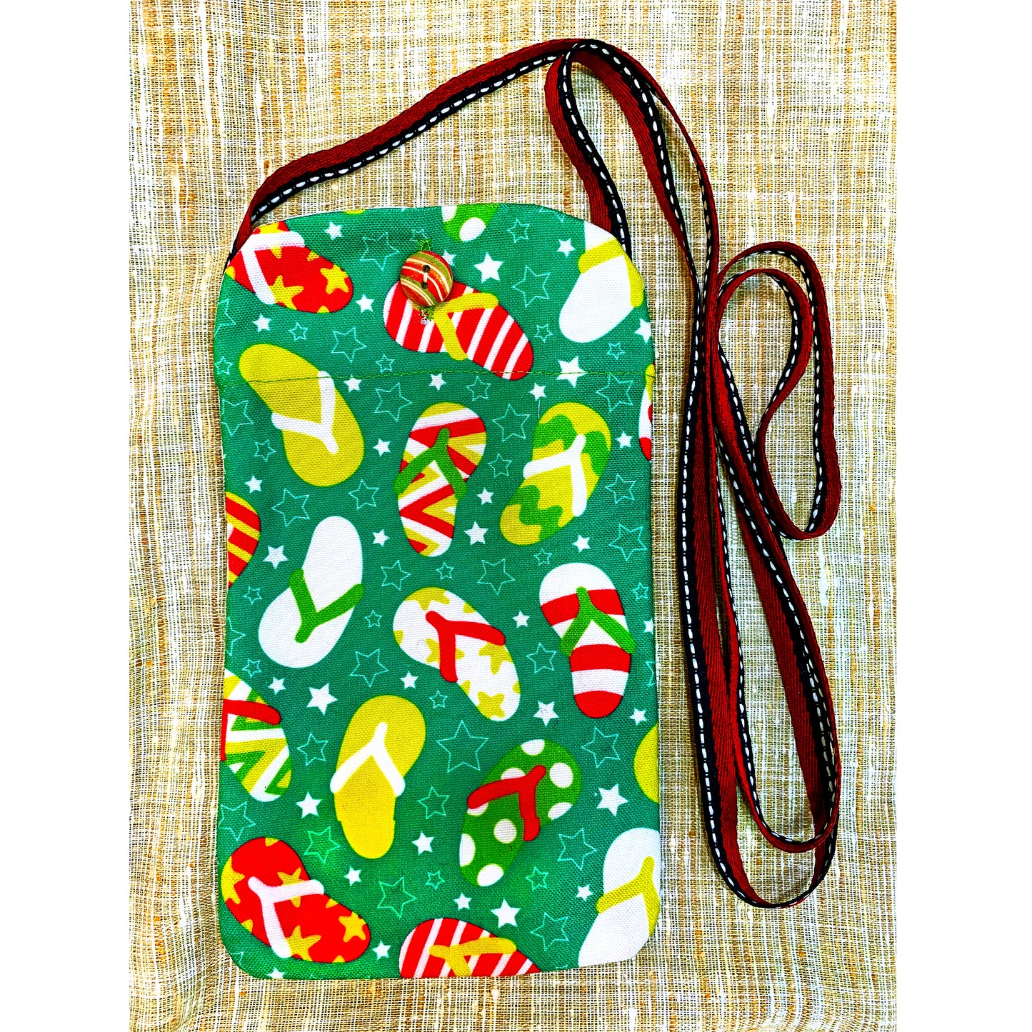 flip-flop-print-fabric-pouch-for-teenagers