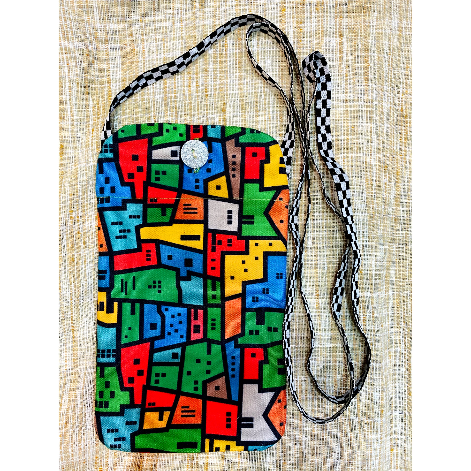 mumbai-city print mobile pouch