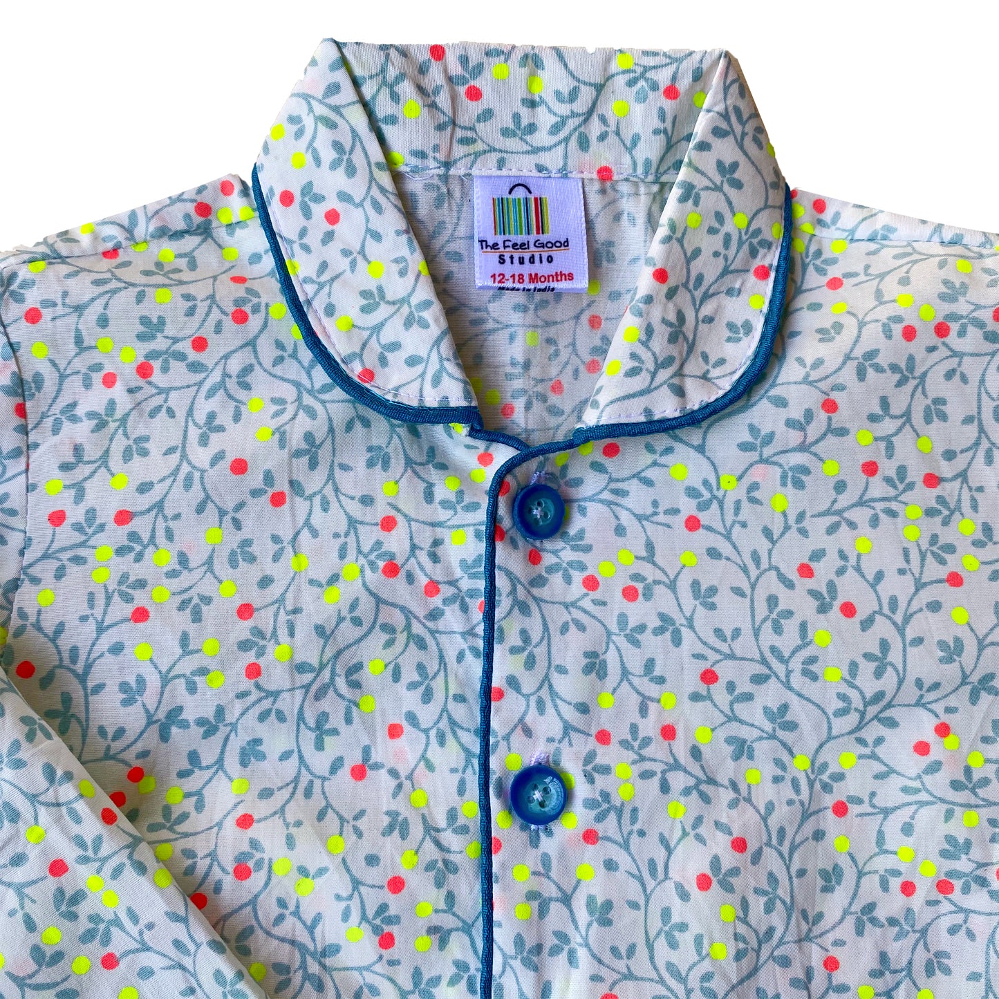 Happy Spring Cotton Boys Night Suit