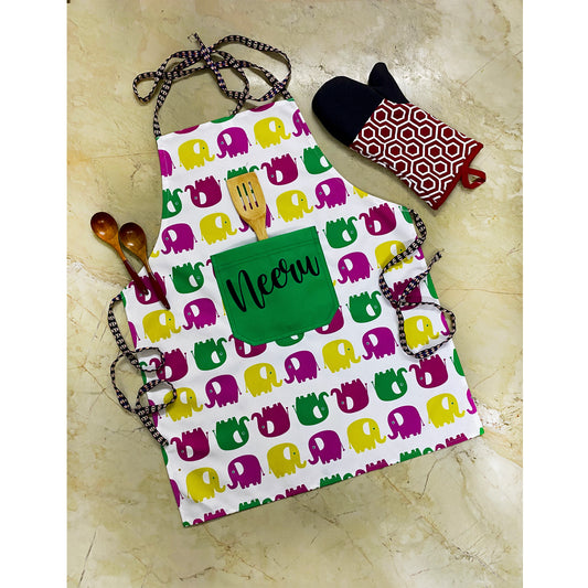 Elephant Personalised Apron