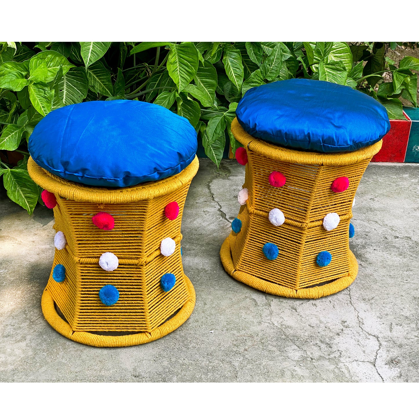 Pom Pom Love Bamboo Seat (Single Piece)